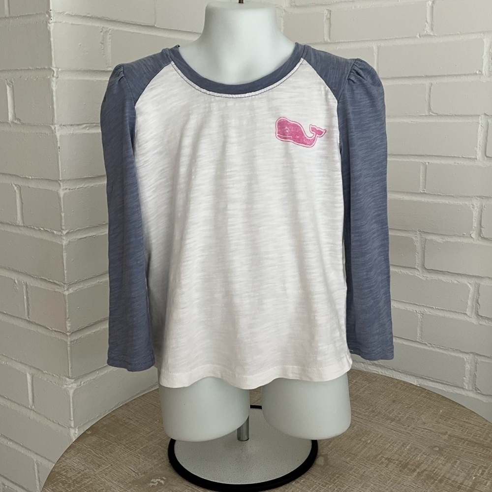 Classic Rugby Style Toddler Girls Vineyard Vines Longsleeve Casual Top Size 4T